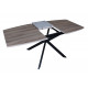 Стіл Solere black/beige 1400(1800)х850