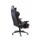 Крісло офісне Special4You ExtremeRace black/red with footrest
