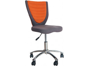 Крісло офісне POPPY Grey/Orange