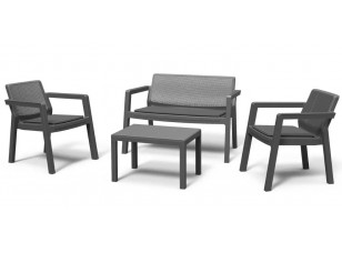 Набір меблів Keter Emily Patio set з подушками, графіт