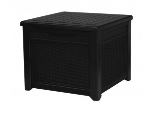 Стіл-скринька Cube Rattan 208 л, коричневий