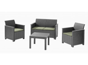 Набір меблів Emma 2 seater set, бежевий