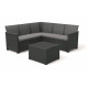 Набір меблів Emma 5 seater Corner, сірий