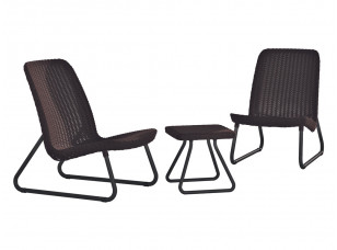Комплект садових меблів Keter Rio patio set, віскі коричневий