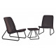 Комплект садовой мебели Keter Rio patio set, виски коричневый