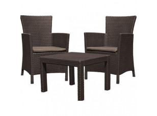 Набір меблів для саду Rosario balcony Set коричневий