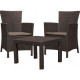 Набір меблів для саду Rosario balcony Set коричневий