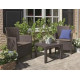 Набір меблів для саду Rosario balcony Set коричневий
