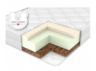 Дитячий матрац Baby Veres "Latex bio+' 120*60*10см